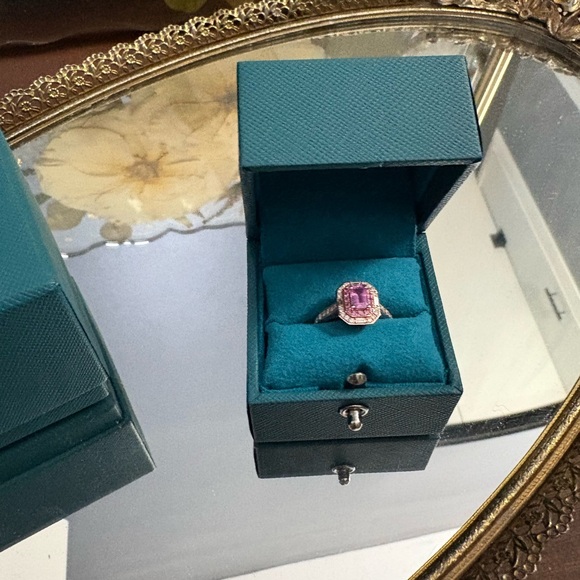 Effy Jewelry - EFFY 14 Karat Rose Gold Pink Sapphire Ring OFFERS WELCOME
